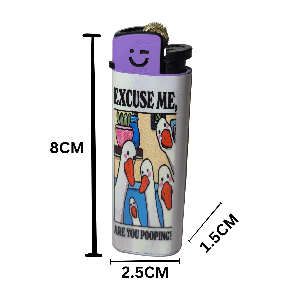 Excuse Me Everyday Carry Lighter - Stylish Designer Pocket Cigarette Lighter