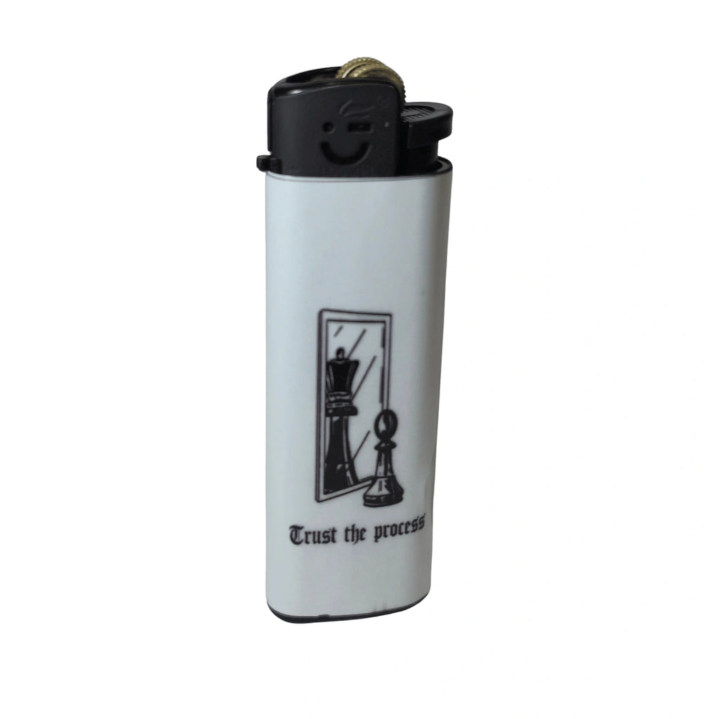 Trust the Process Refillable Designer Lighter - Unique Pocket Flint Cigarette Lighter
