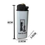 Trust the Process Refillable Designer Lighter - Unique Pocket Flint Cigarette Lighter