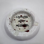 The Last Cigarette Glow in Dark Funky Ashtray