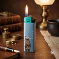 Wise Men Pocket Lighter - Stylish Refillable Flint Wheel Cigarette Lighter