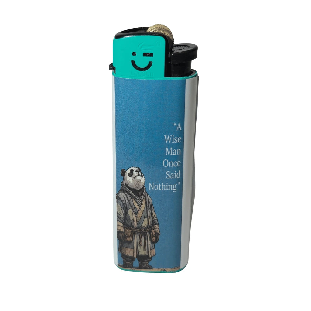 Wise Men Pocket Lighter - Stylish Refillable Flint Wheel Cigarette Lighter