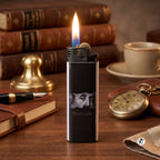 Money Talks Designer Lighter - Unique Refillable Flint Wheel Pocket Lighter
