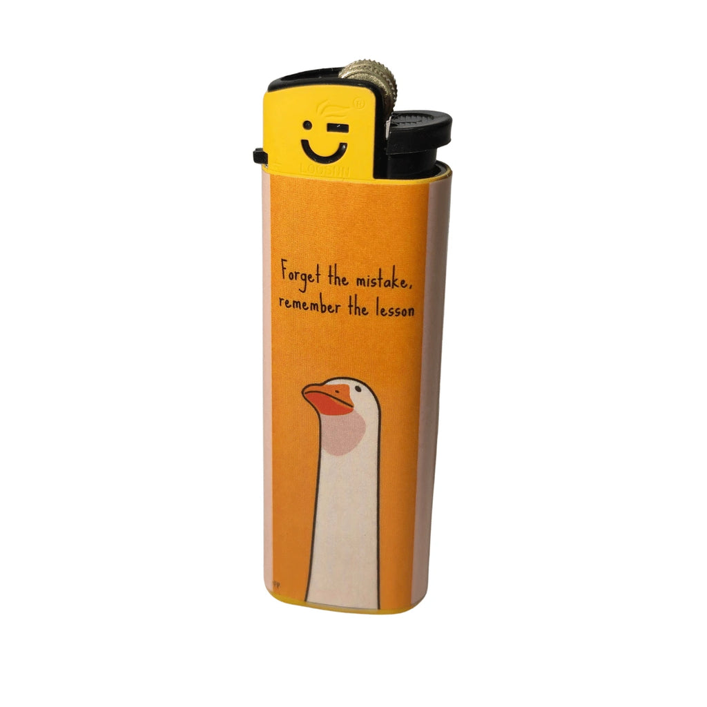 Forget the Mistake Unique Lighter - Spark Lighter | Designer Flint Pocket Cigarette Lighter