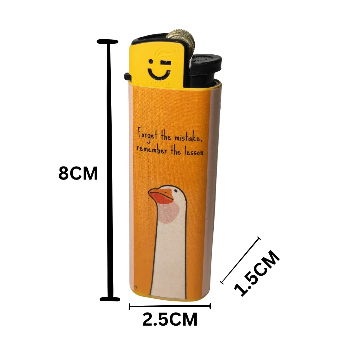 Forget the Mistake Unique Lighter - Spark Lighter | Designer Flint Pocket Cigarette Lighter