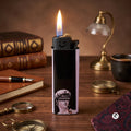 Parental Advisory Refillable Lighter - Designer Flint Pocket Cigarette Lighter