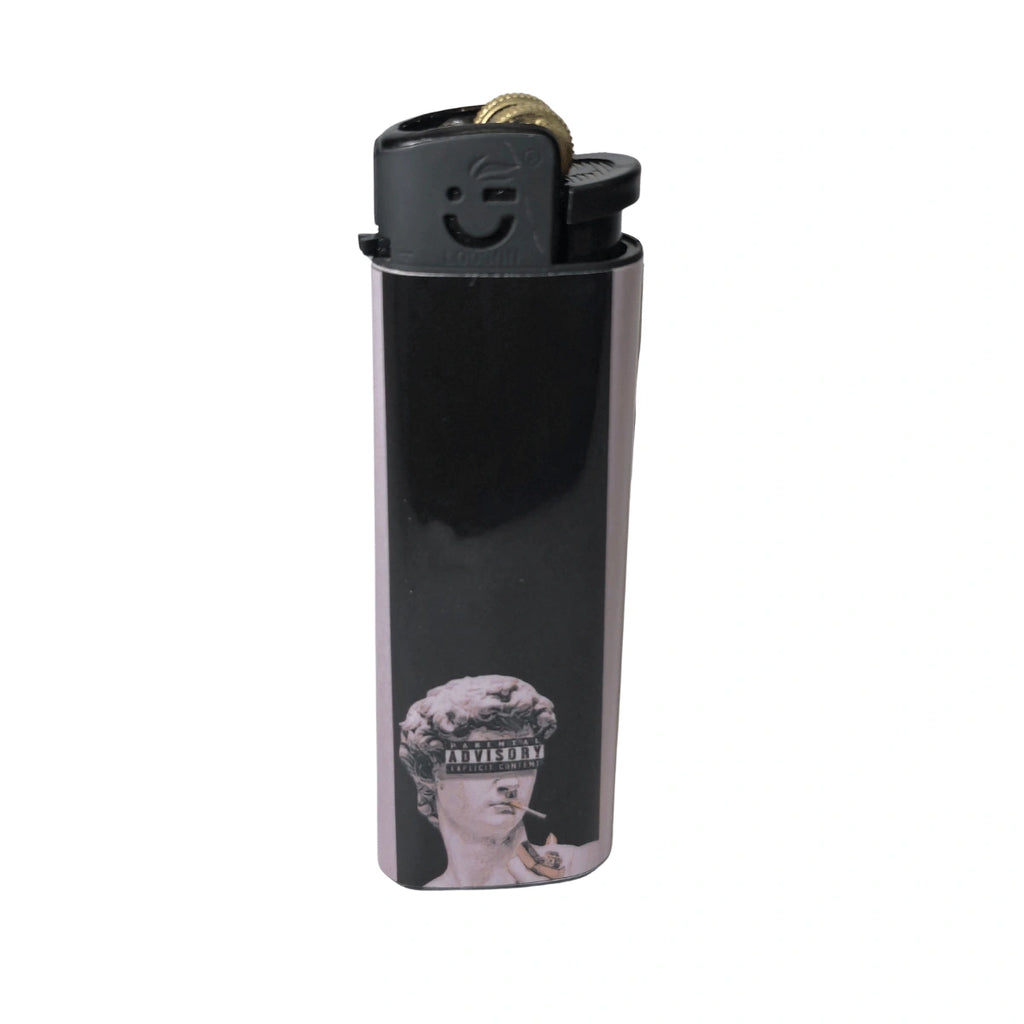 Parental Advisory Refillable Lighter - Designer Flint Pocket Cigarette Lighter