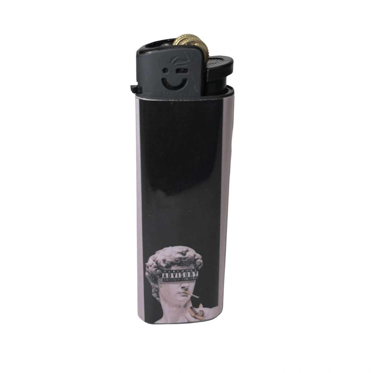 Parental Advisory Refillable Lighter - Designer Flint Pocket Cigarette Lighter