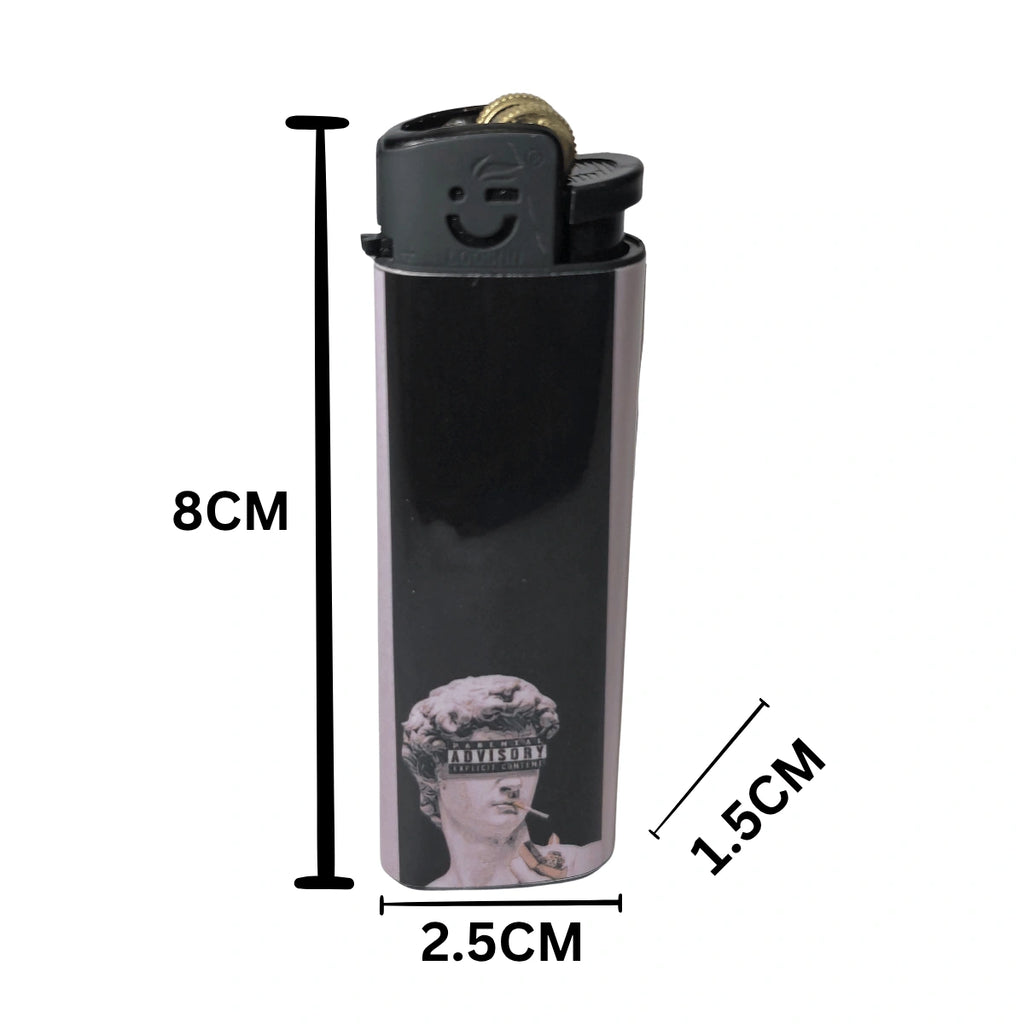 Parental Advisory Refillable Lighter - Designer Flint Pocket Cigarette Lighter