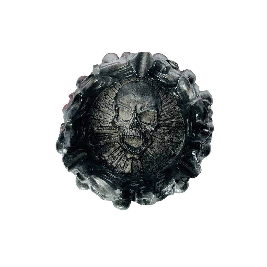 Gunmetal Skull Ashtray