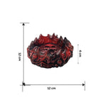 Crimson Skull Funky Ashtray