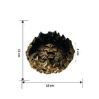 Golden Crown Skull Ashtray - Premium ashtray