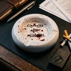 The Last Cigarette Glow in Dark Funky Ashtray