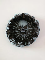 Frost Skull Ashtray with a skull design on a white background