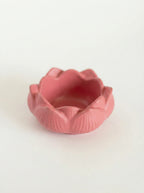 Pink Kamla lotus Ashtray on a white background