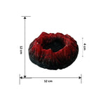 Lava Mountain Ashtray - Unique Ashtray with measurement