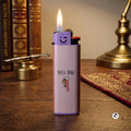 Yasss Rani designer flint cigarette lighter with unique printed artwork and refillable pocket design
